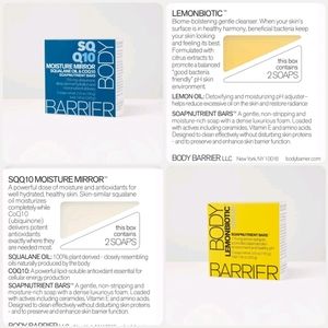 2 Body Barrier Soaps (SQ Q10 & Lemonbotic)